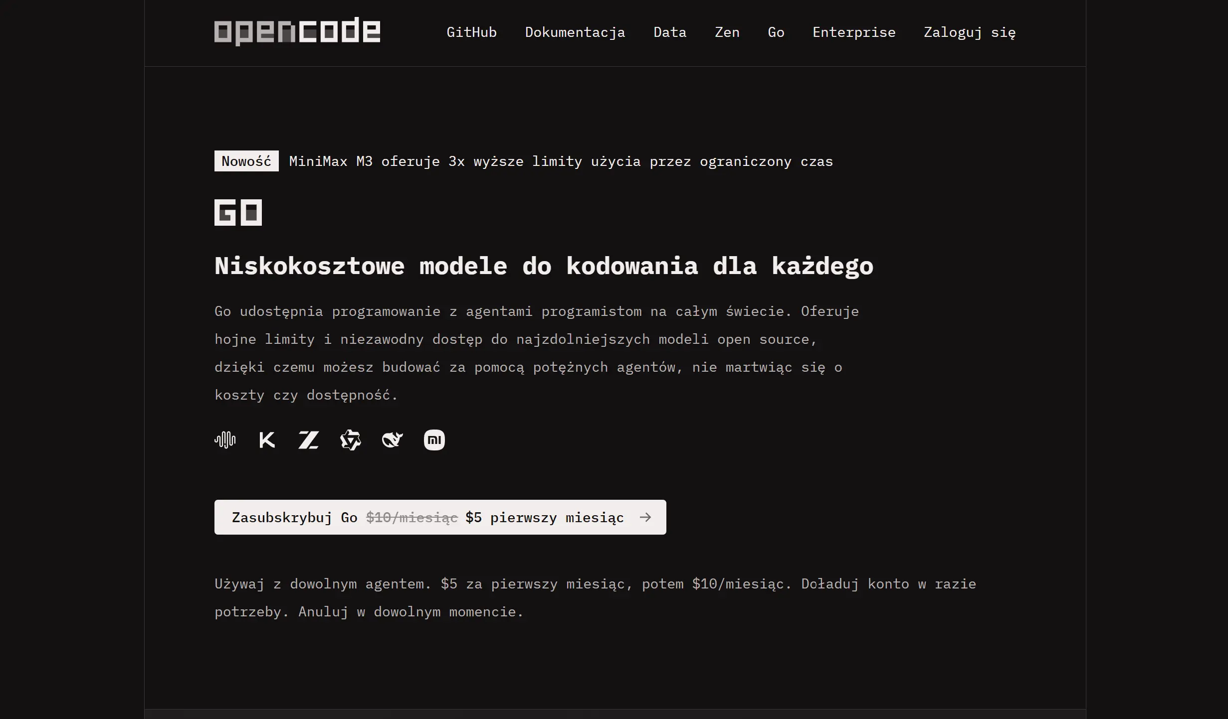Tańsza alternatywa dla ChatGPT Plus: OpenCode GO dla osób nietechnicznych
