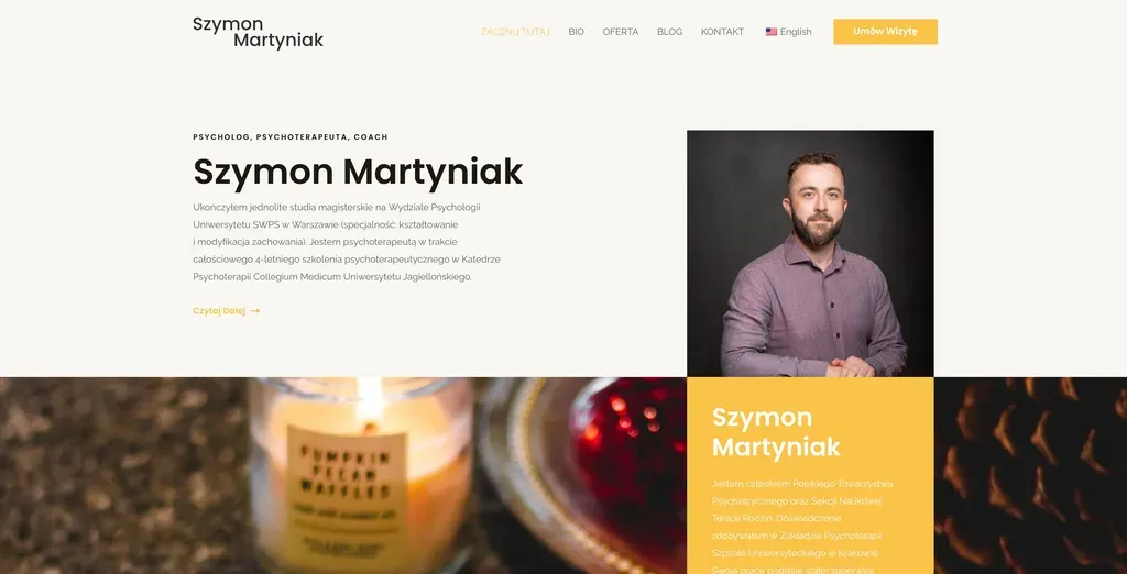 Szymon Martyniak — strona psychologa i psychoterapeuty